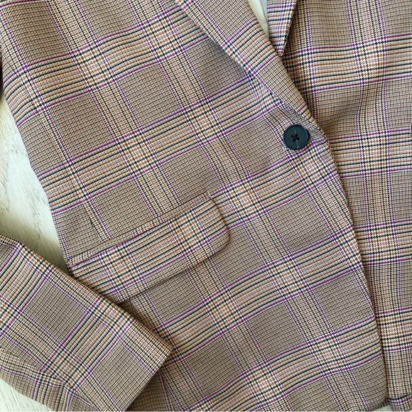 Plaid patterned blazer - Picture 3 of 6